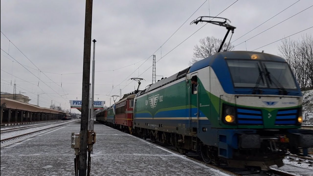 МБВ463 заминава от ЦГ Русе с локомотиви 80053, 44204 и 80041.