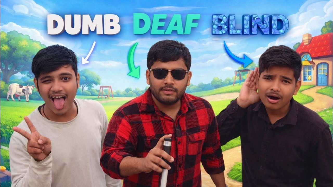 DUMB DEAF BLIND #funnyvideo #comedy 