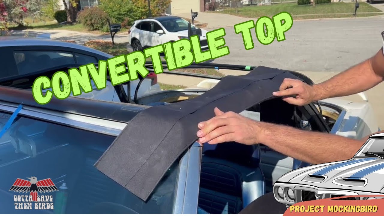 Convertible top installation Firebird or Camaro first generation