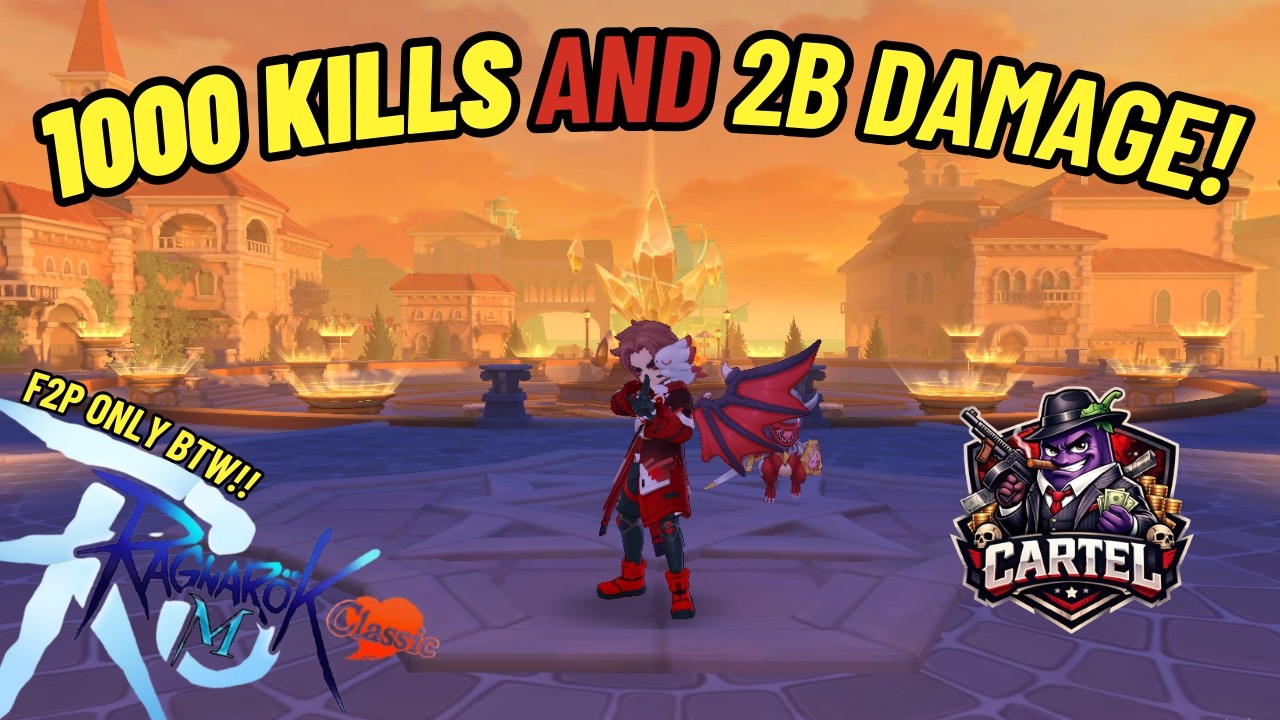 1000 KILLS & 2 BILLION DAMAGE | Top Kill RK POV | Ragnarok M: Classic |
