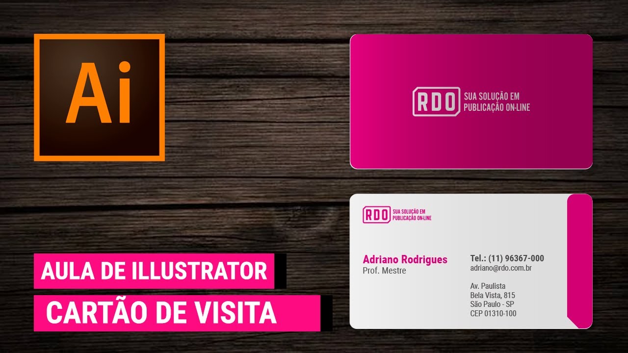 02 - Identidade visual: Desenhando cartão de visita com o Illustrator
