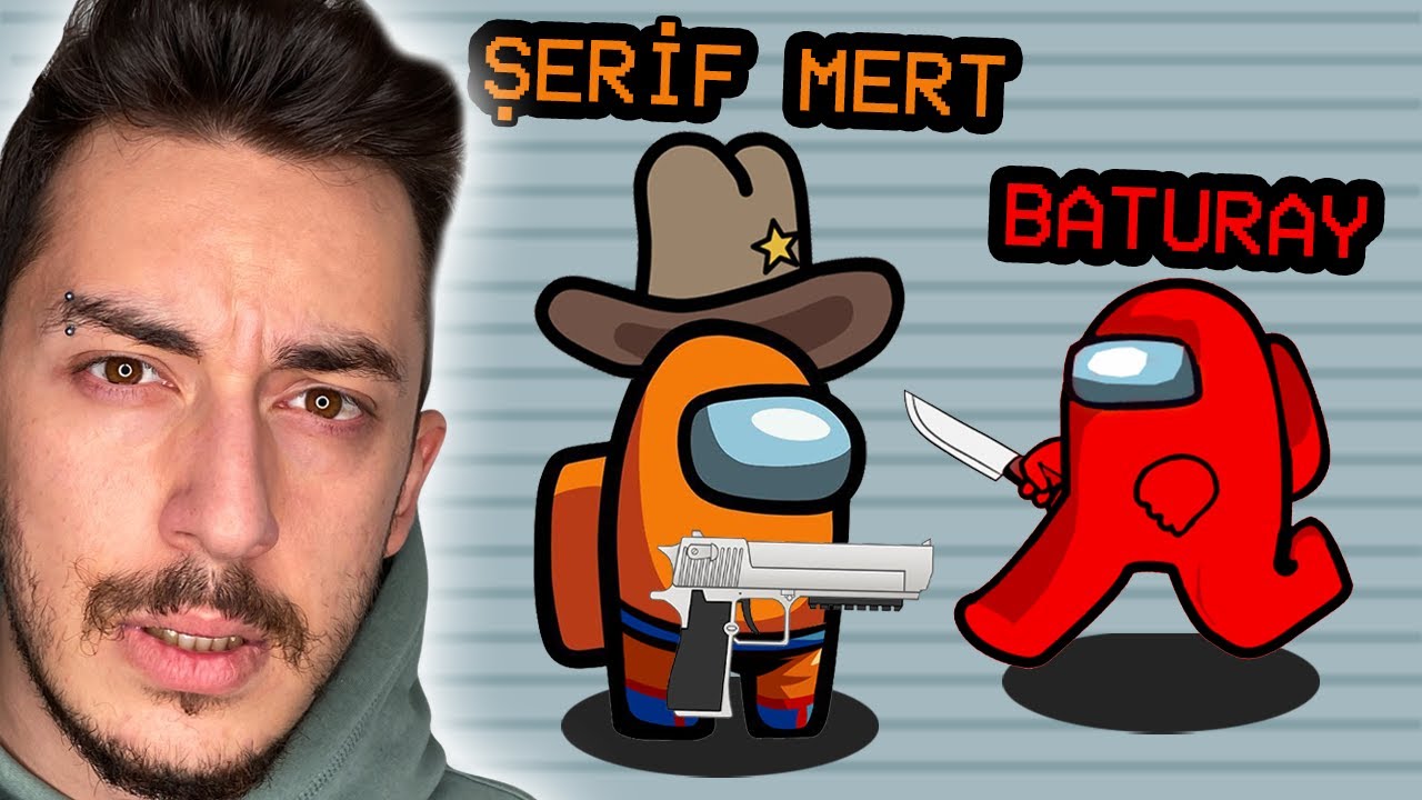 Among Us AMA ŞERİF MODU (Imposterı Vurdum)!!!!
