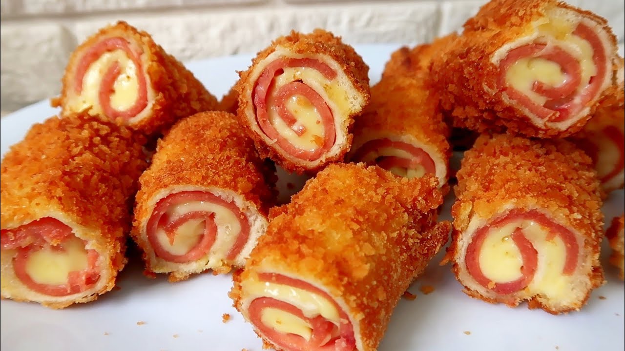 HAM AND CHEESE ROLLS | Easy Snacks Recipes| Quick and Easy!