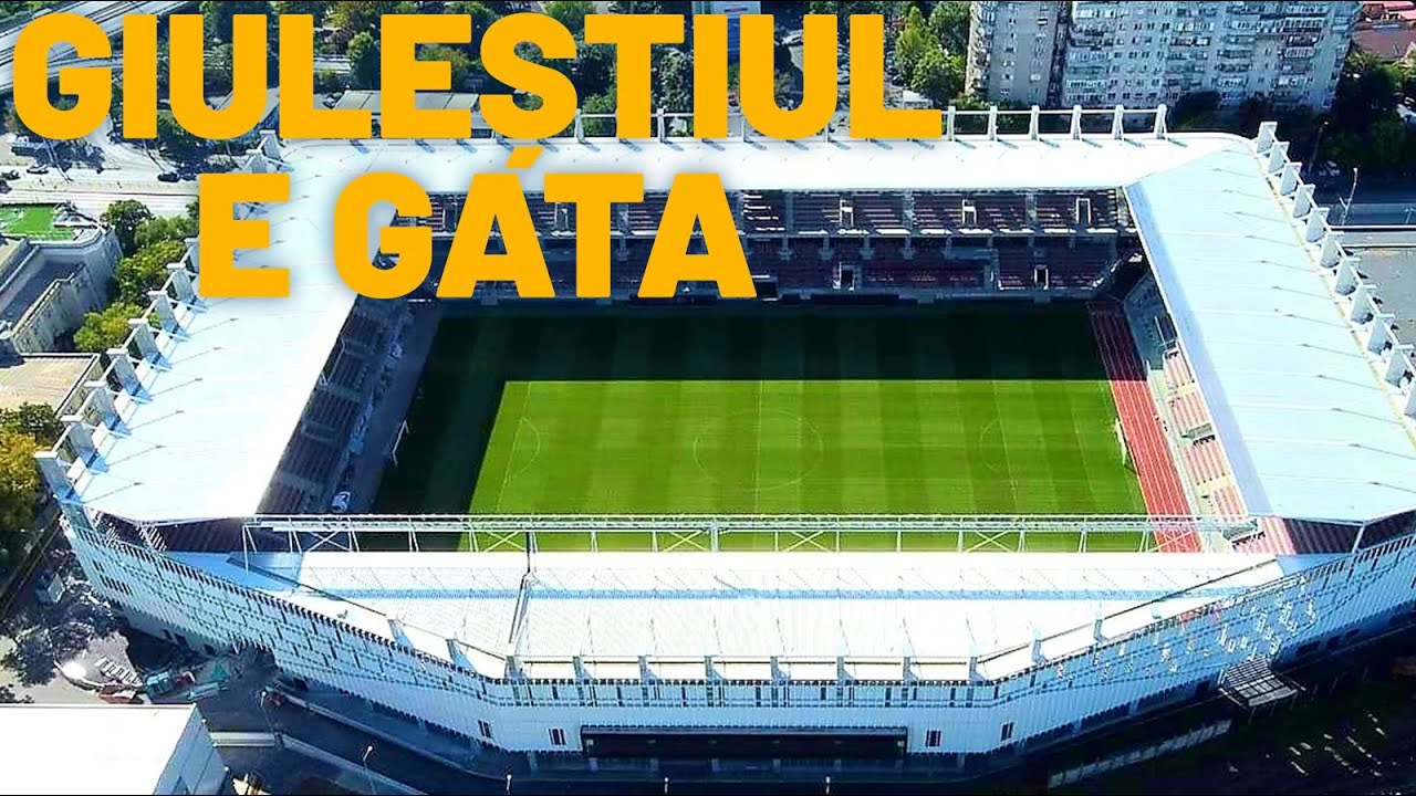 Stadionul Giulești e gata de inaugurare! Noi imagini de la arena Rapidului: „Ce bijuterie avem!”