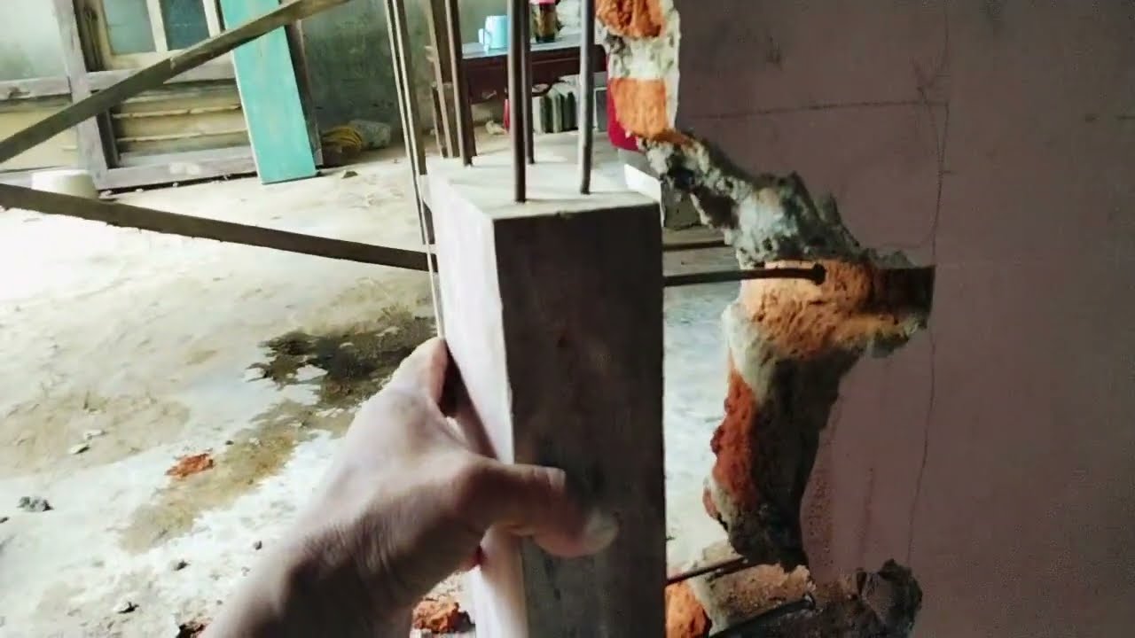 TUTORIAL CARA SIMPEL MEMBUAT KUSEN PINTU DARI SEMEN // tukang kampungan kreatif