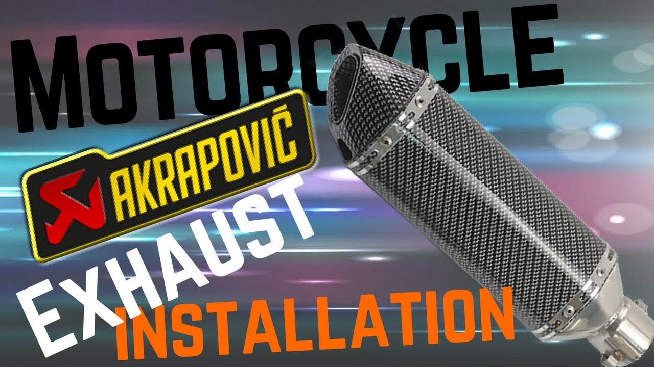 #94 🚲 Akrapovic Exhaust Installation on KTM Duke (Cheap Fake Akrapovic Chinese)