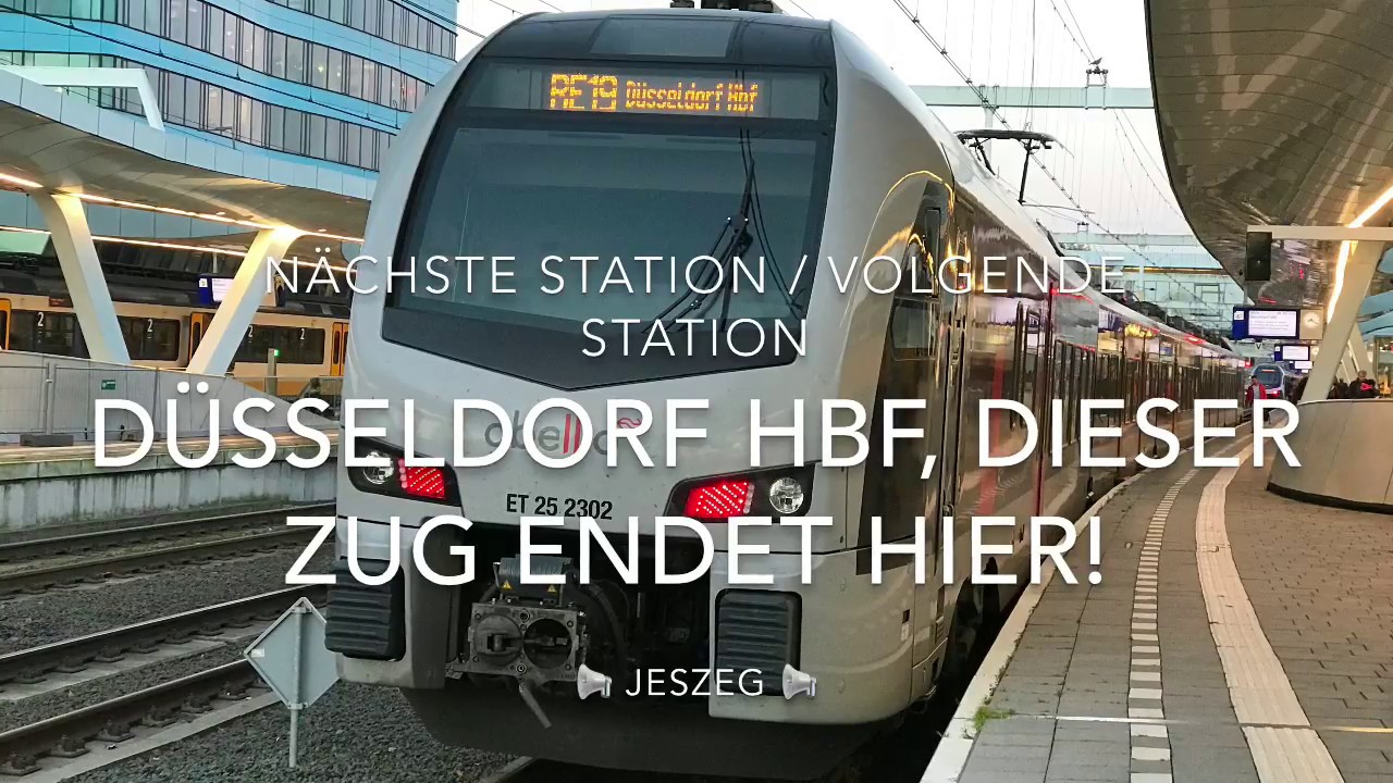 [Abellio Rail NRW] Neue Ansagen RE 19 Arnhem Centraal - Düsseldorf Hbf
