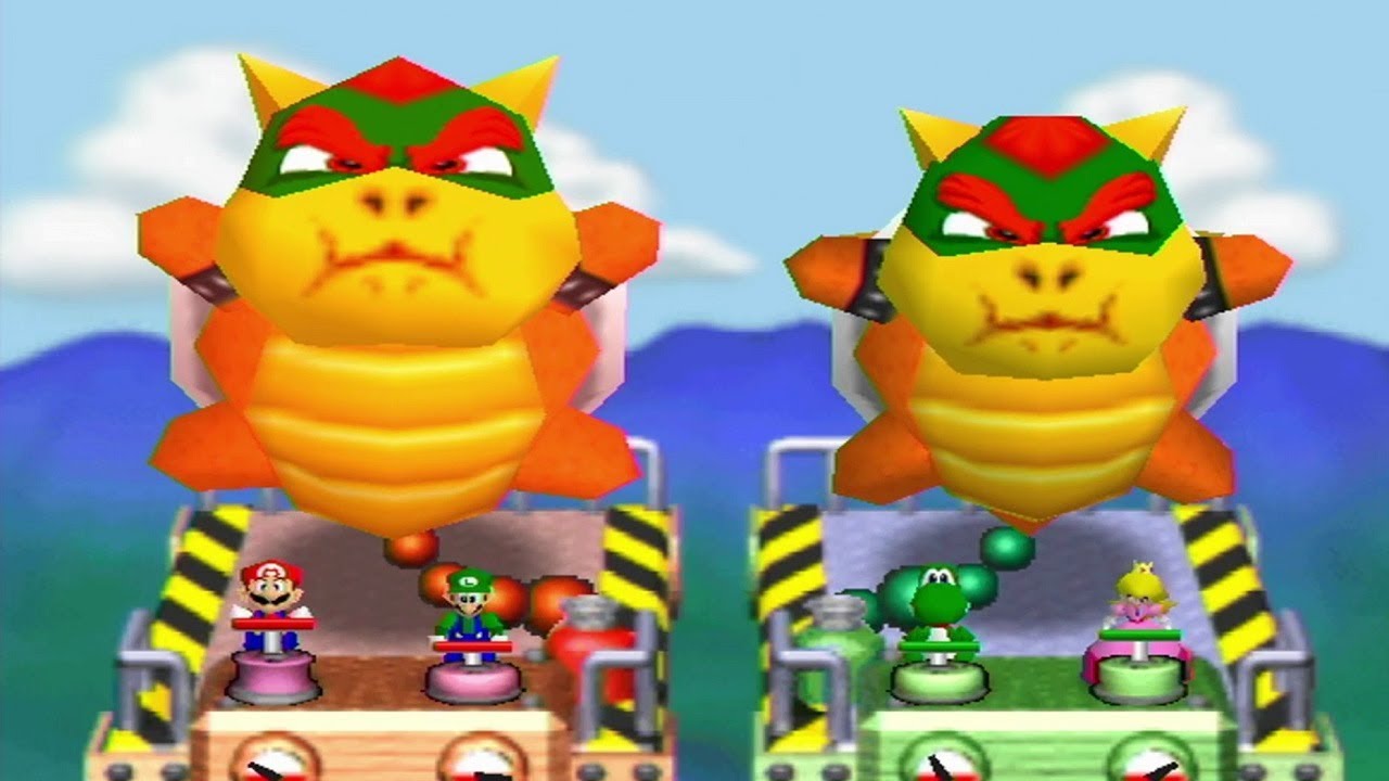 Mario Party 2 - All 2 vs. 2 Minigames