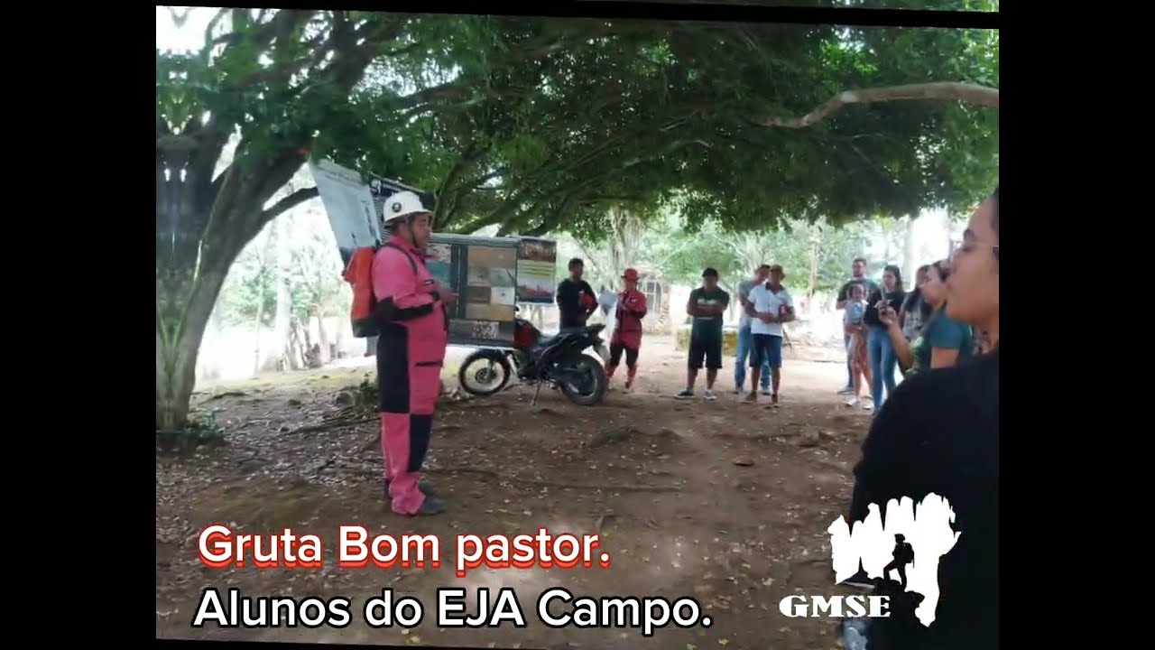 visita a gruta Bom pastor com os alunos do EJA Campo 10/09/2023
