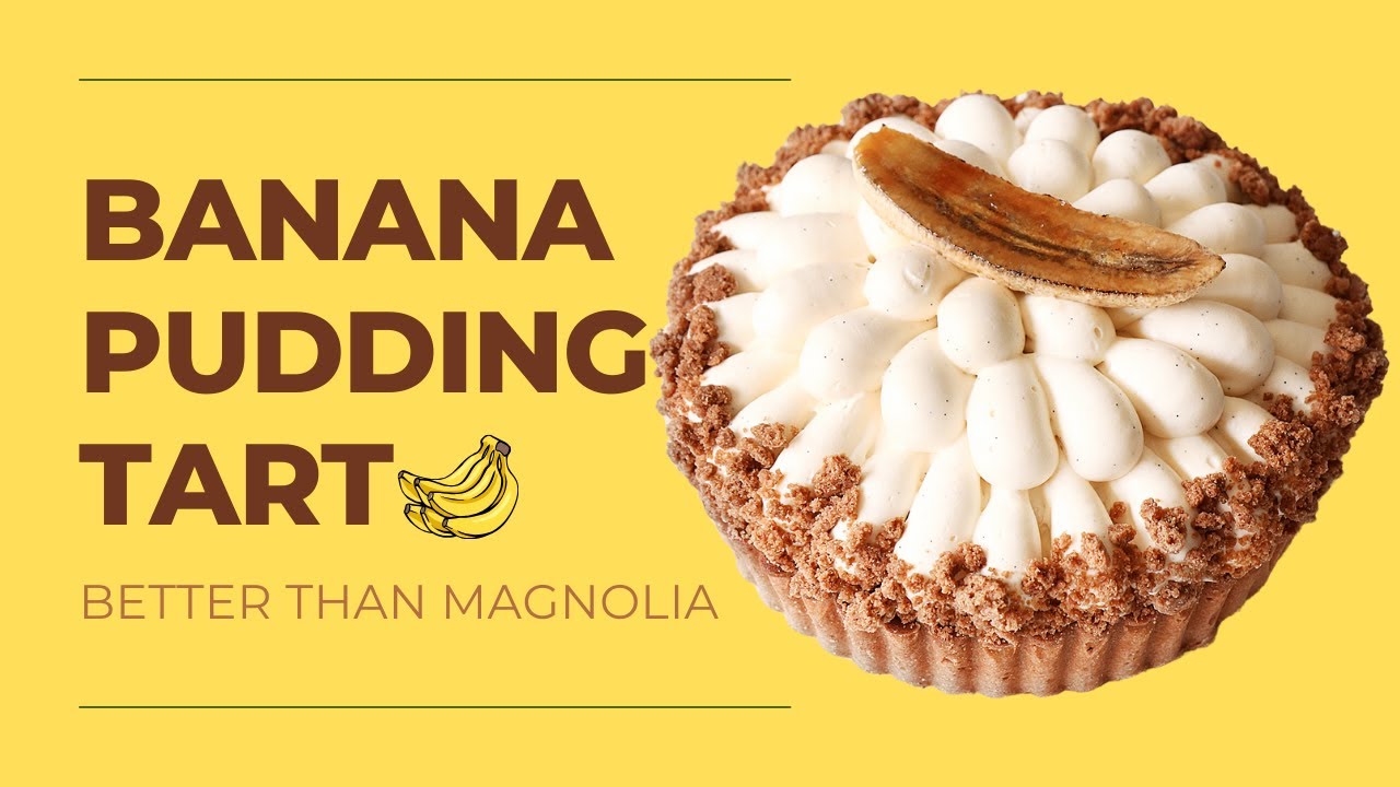 매그놀리아보다 훨씬 맛있어요. 바나나푸딩 타르트 만들기 Banana Pudding Tart