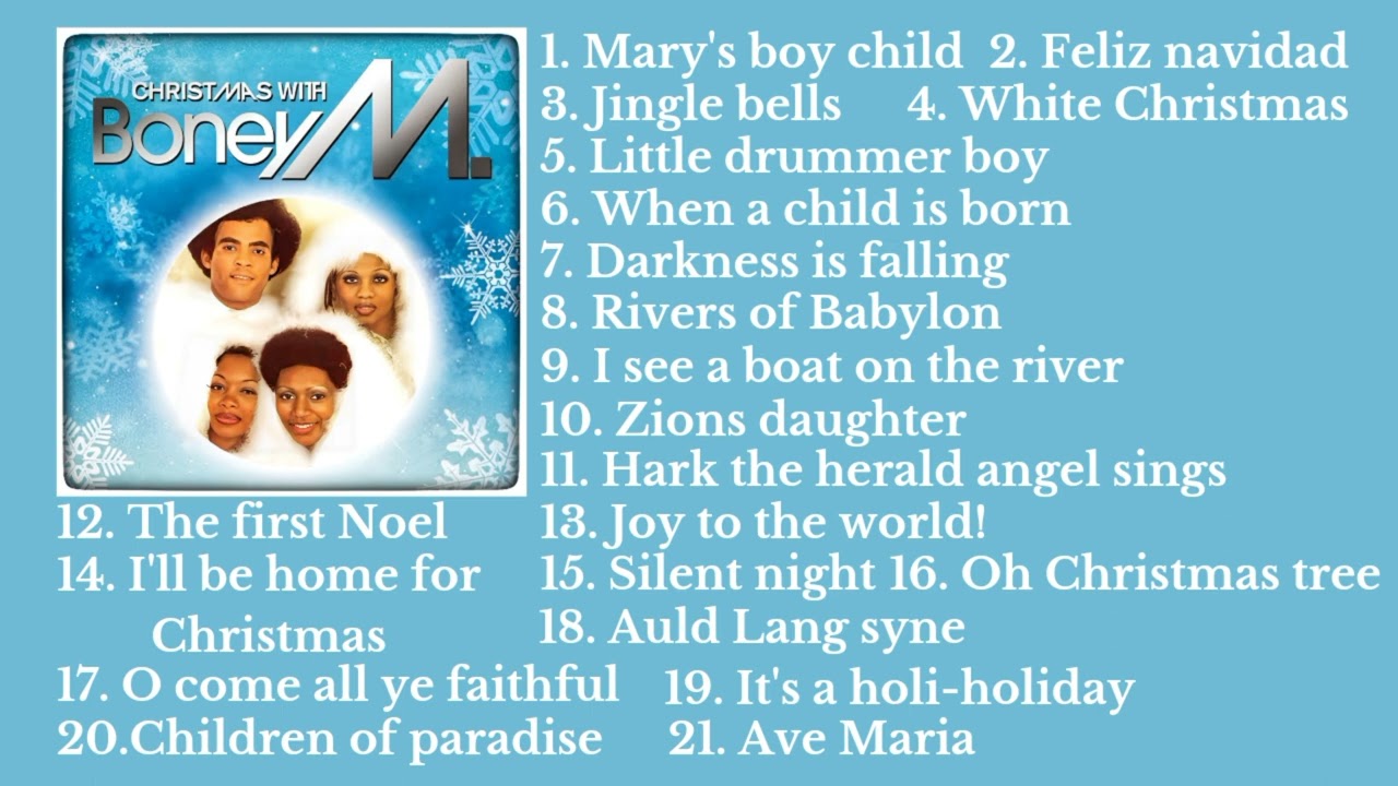 Boney M's Best Christmas Songs All Time: A Festive Melody Mix! 🎶🎄