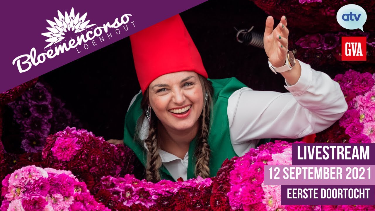 Livestream Bloemencorso Loenhout 2021 - eerste doortocht