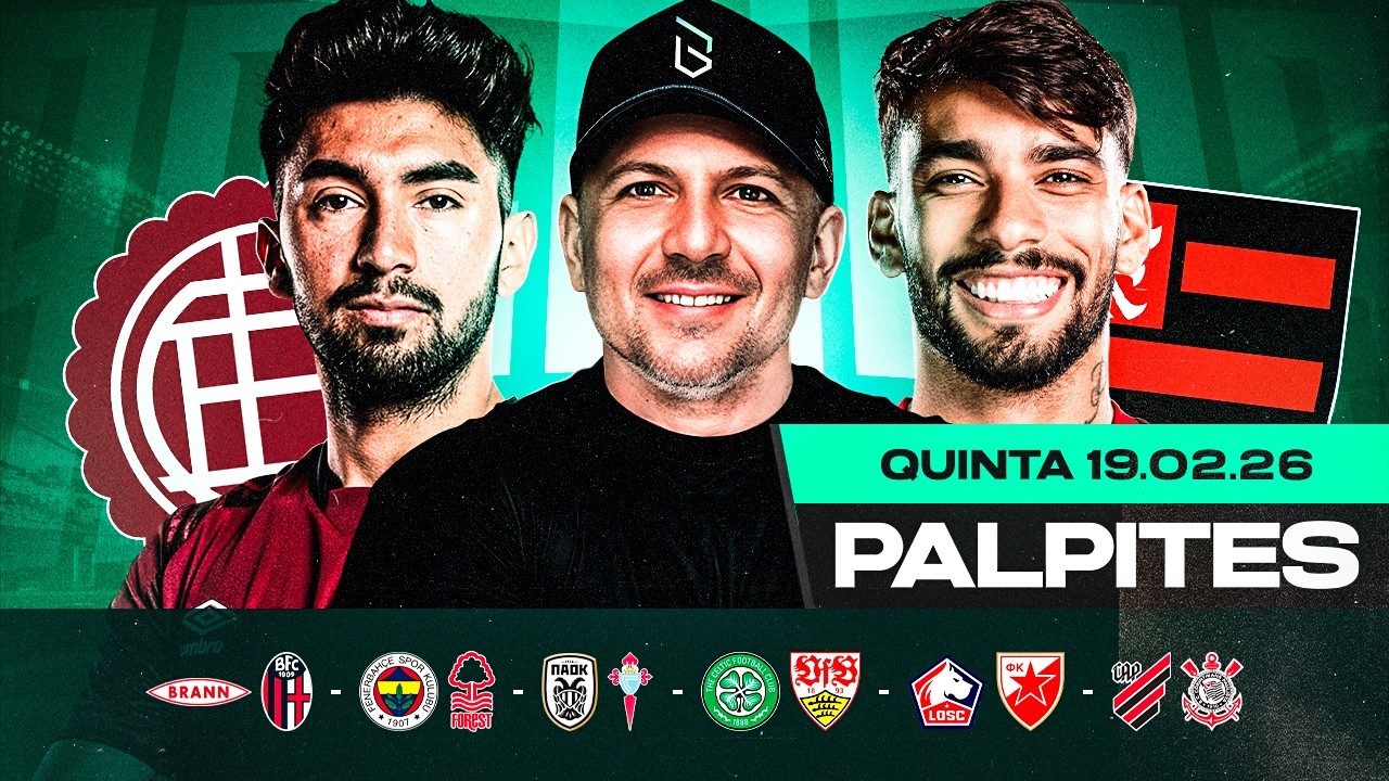 PALPITES DE FUTEBOL PARA 19 02 2026 (QUINTA-FEIRA) | Boleiros Tips