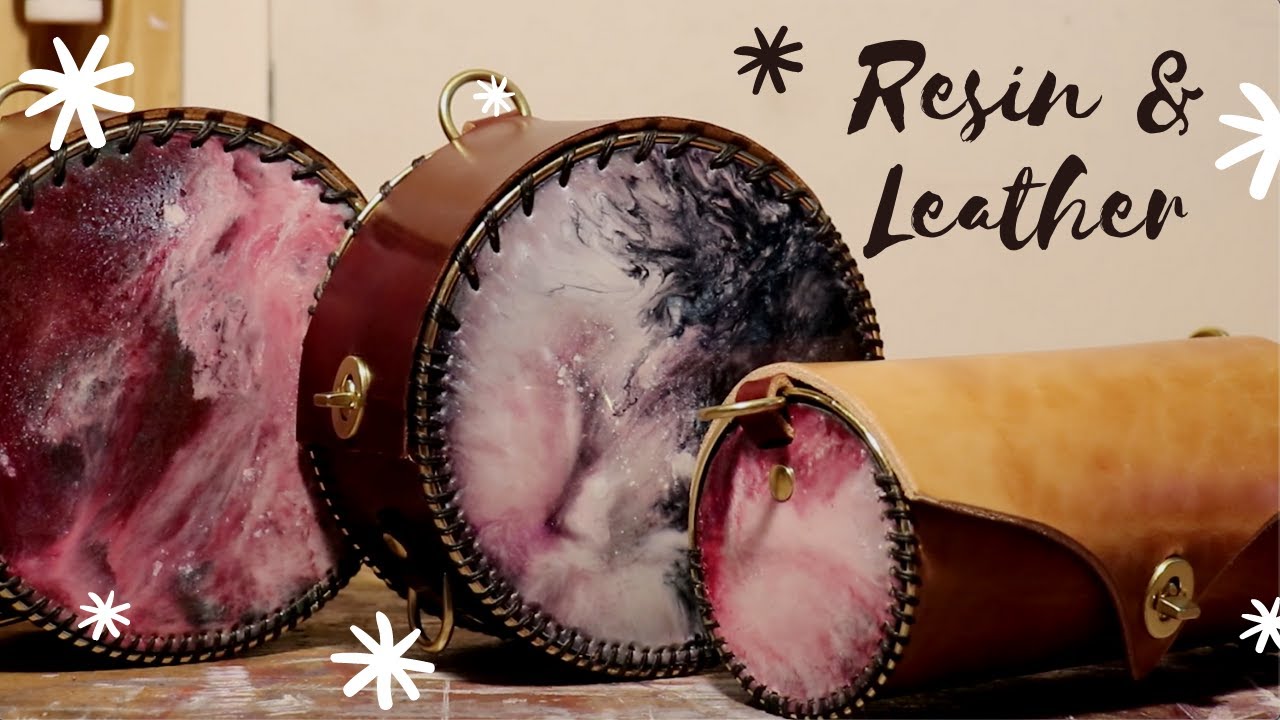 Pouring Resin on Leather - The secret of resin and how to use it - Art Resin