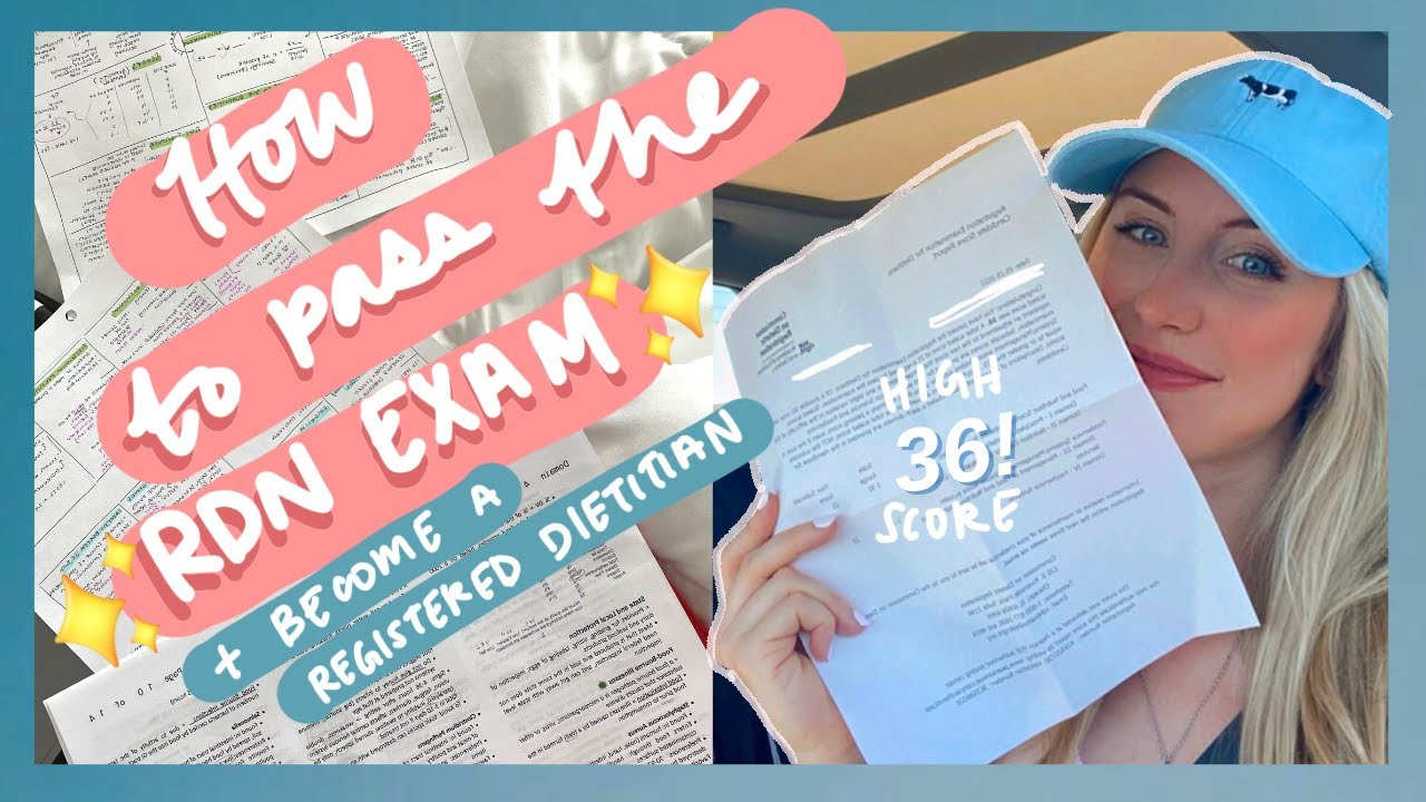 How to PASS THE RDN EXAM ✏️ | Essentials, Study Schedule, & Tips