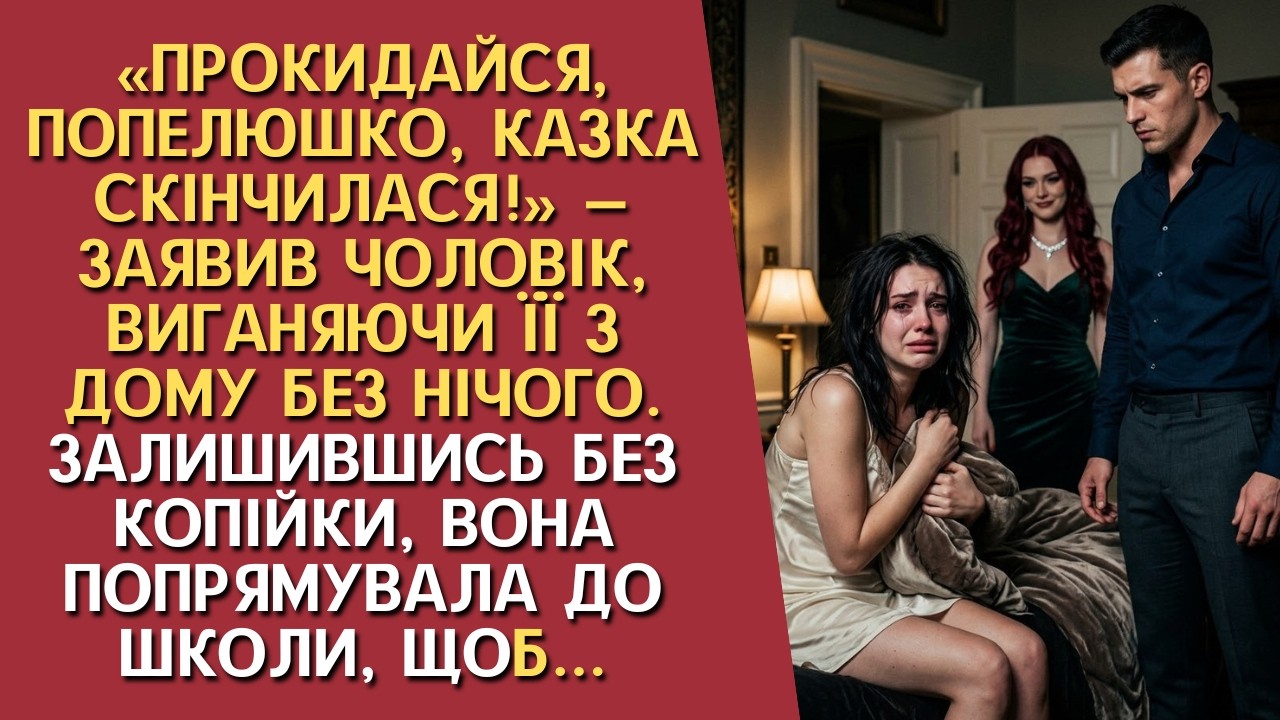 «Прокидайся, Попелюшко, казка скінчилася!» — заявив чоловік, виганяючи її з дому. А прийшовши до...