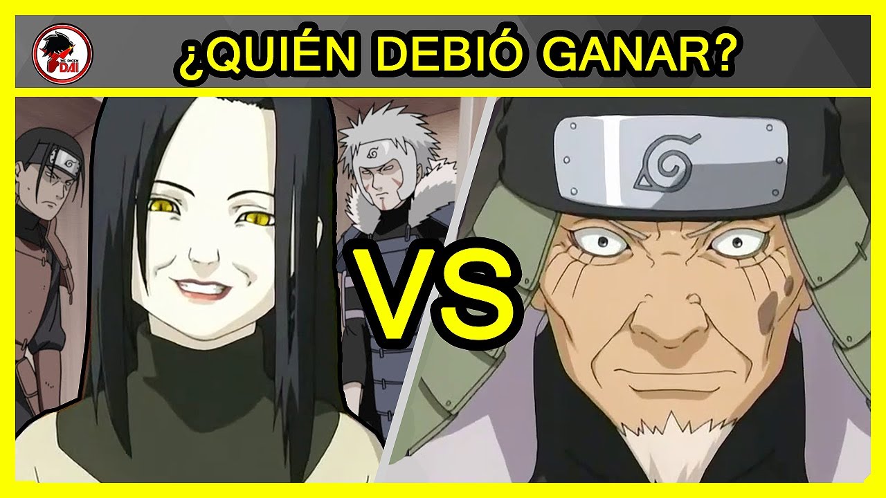 Naruto: Orochimaru Vs Hiruzen - QUIÉN DEBIÓ GANAR