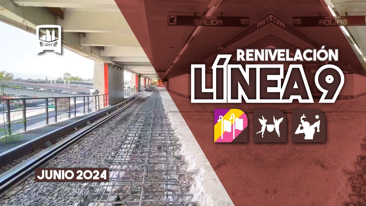 ¡Así se ve la RENIVELACIÓN de la LÍNEA 9 del METRO CDMX en Pantitlán! ¿Cómo avanza? | Junio 2024 #5