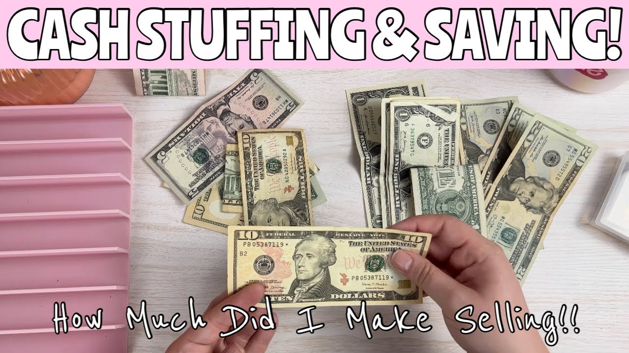CASH STUFFING & SAVINGS CHALLENGES! | How Much Money Did I Make Selling My Stuff!!