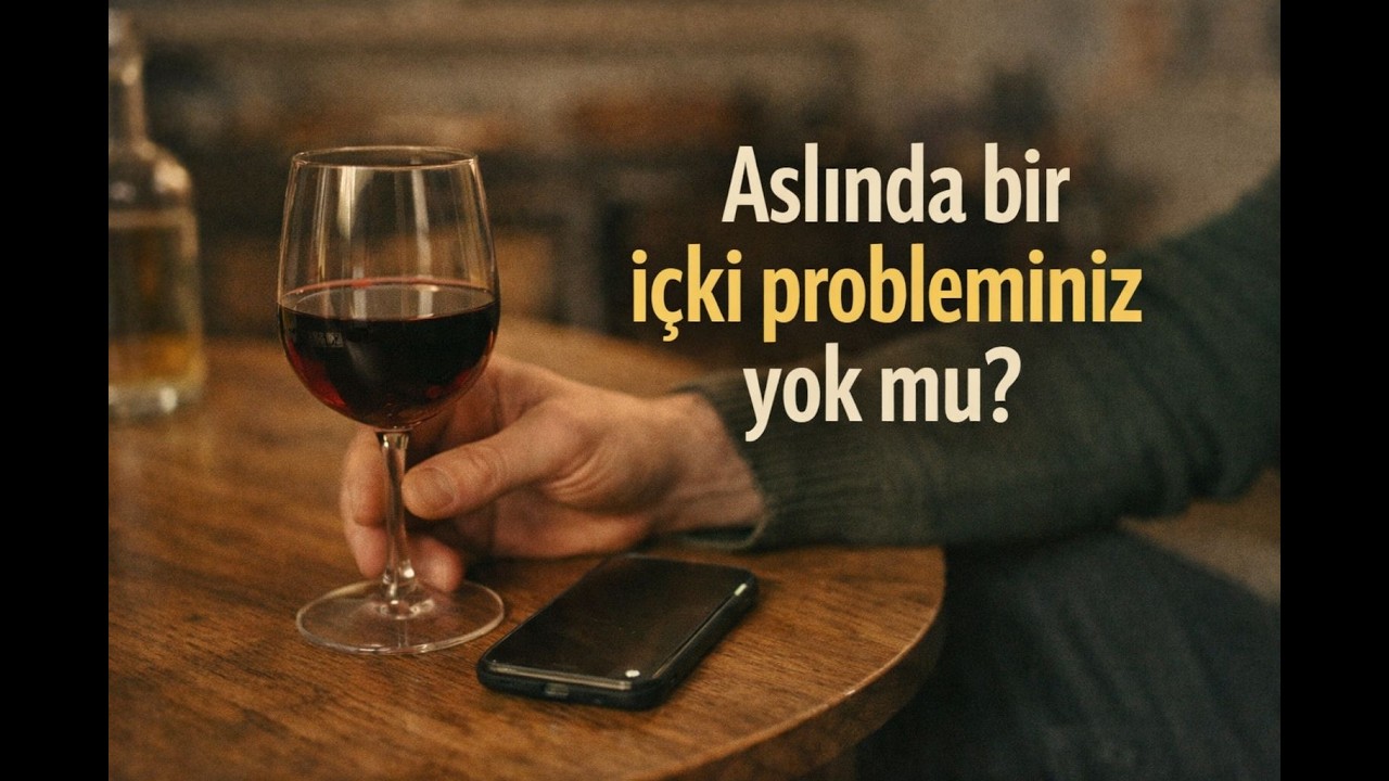Aslında bir içki probleminiz yok mu?