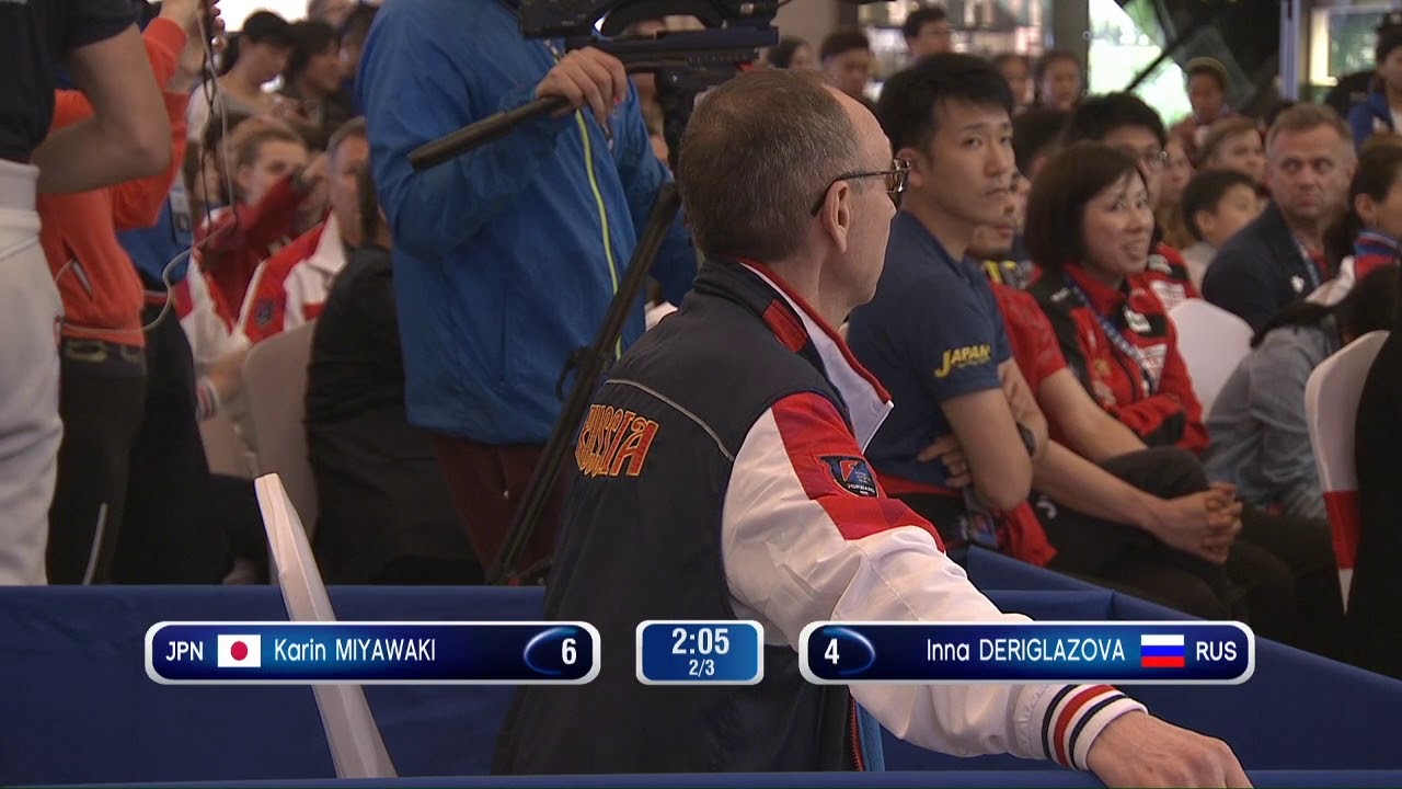 Shanghai GP 2018 Women's Foil Final   Deriglazova RUS vs Miyawaki JPN
