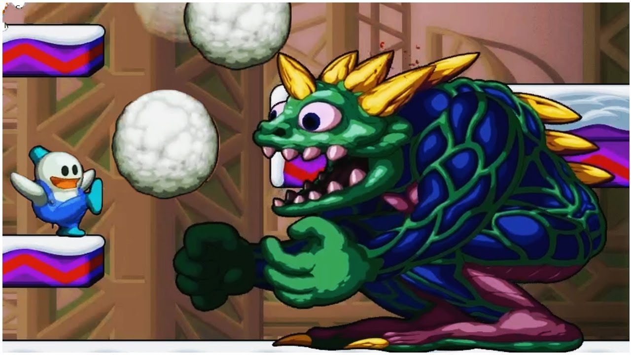 Snow Bros Special - All Bosses (Switch)
