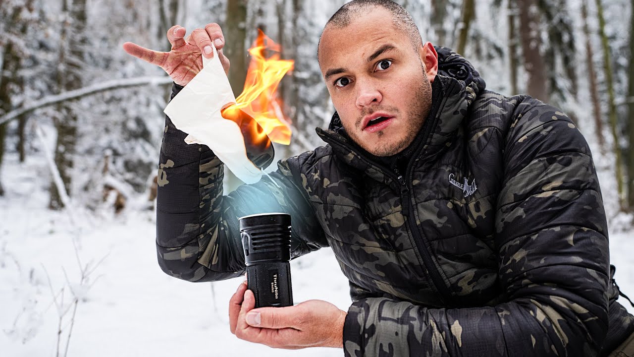 Kann man mit einer Taschenlampe Feuer machen?