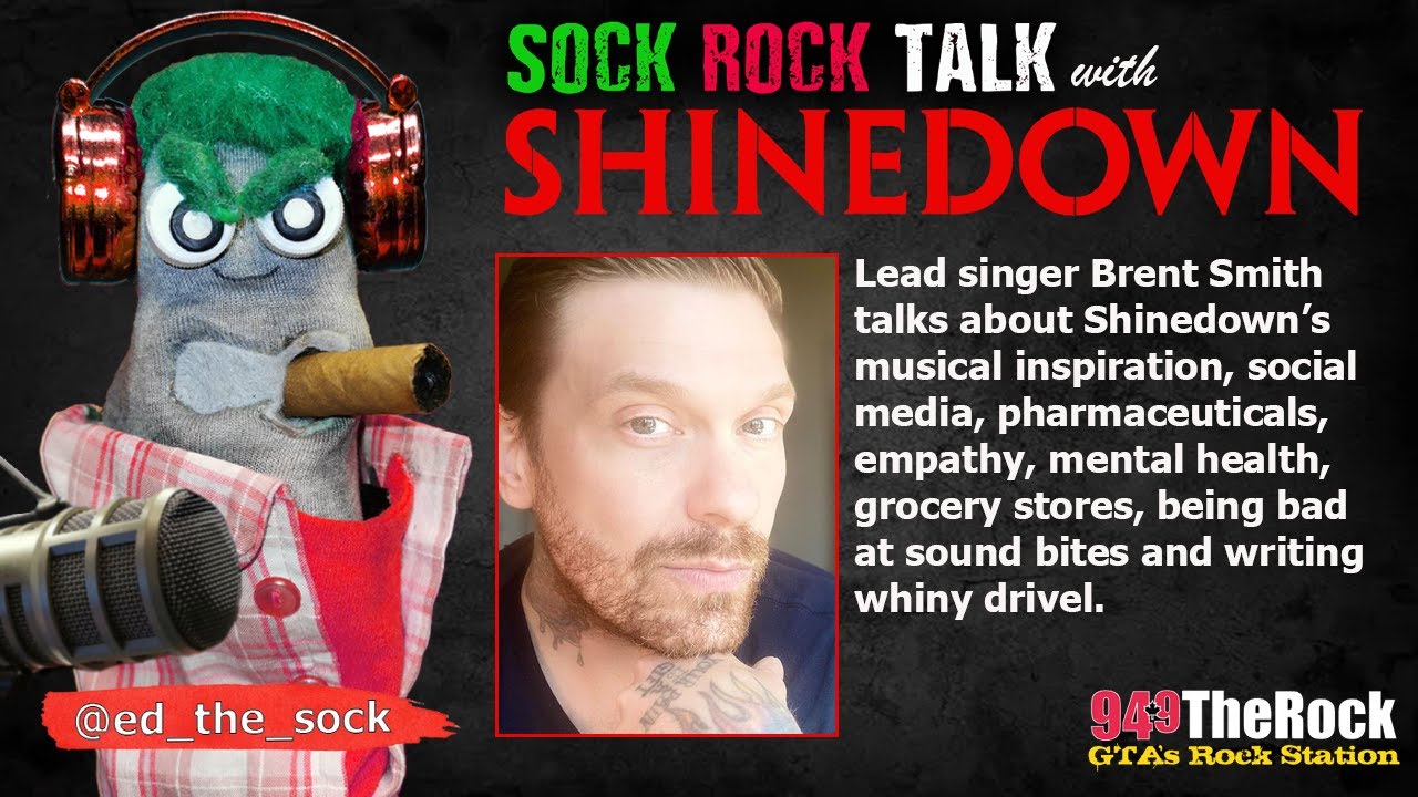 SOCK ROCK TALK with Brent Smith of Shinedown!