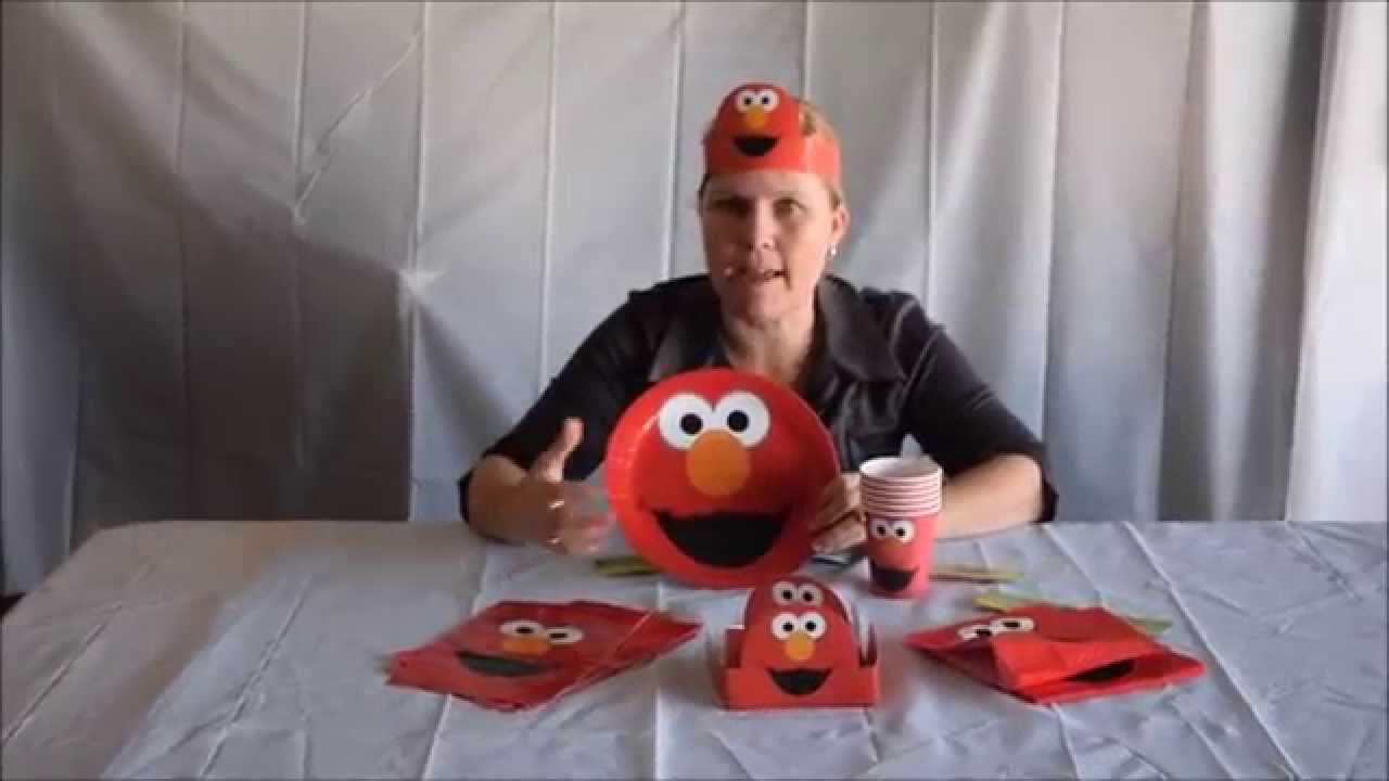 Elmo Party Supplies  for a great Childrens Themed Party Sesame Street