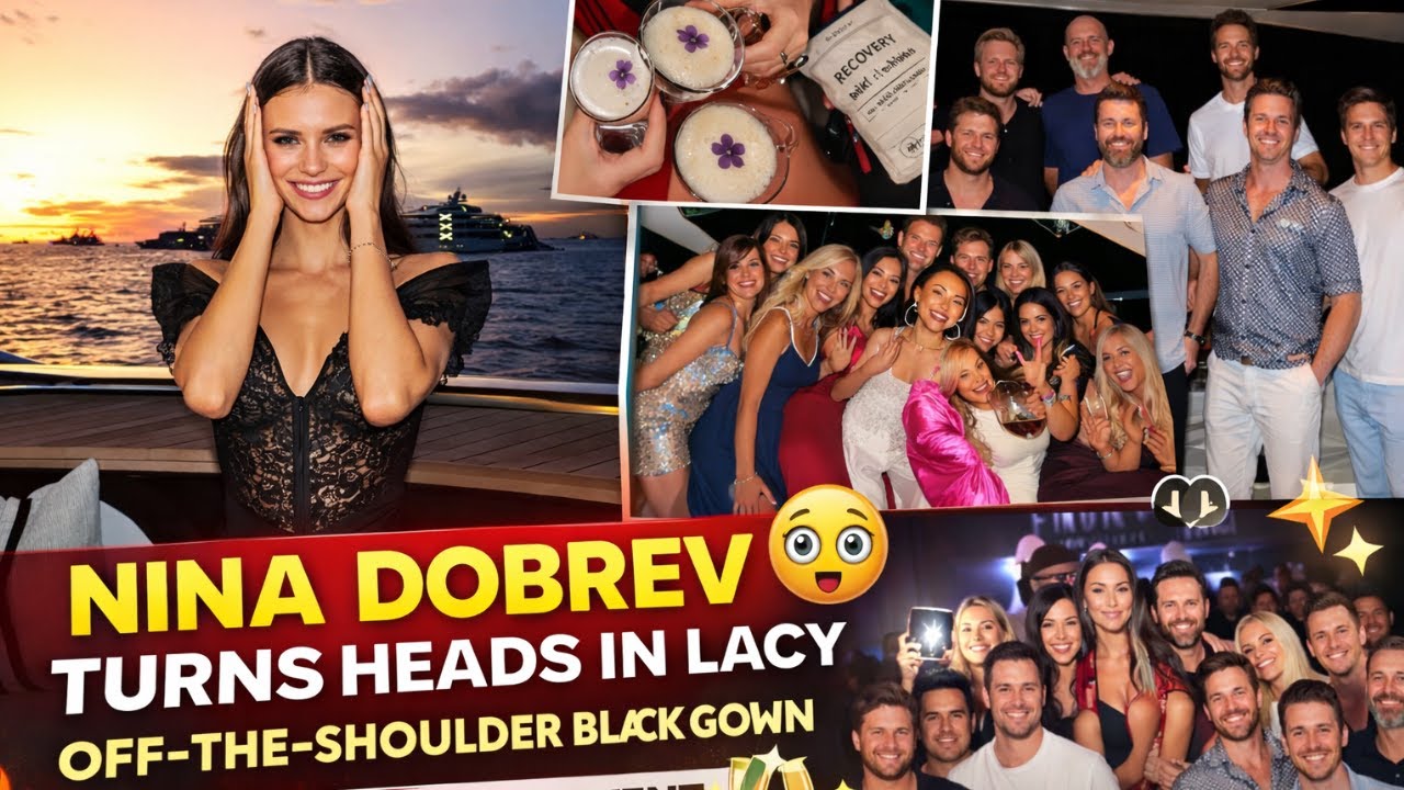Nina Dobrev Turns Heads in Lacy Off-The-Shoulder Black Gown at Star-Studded Event  #primepointnews
