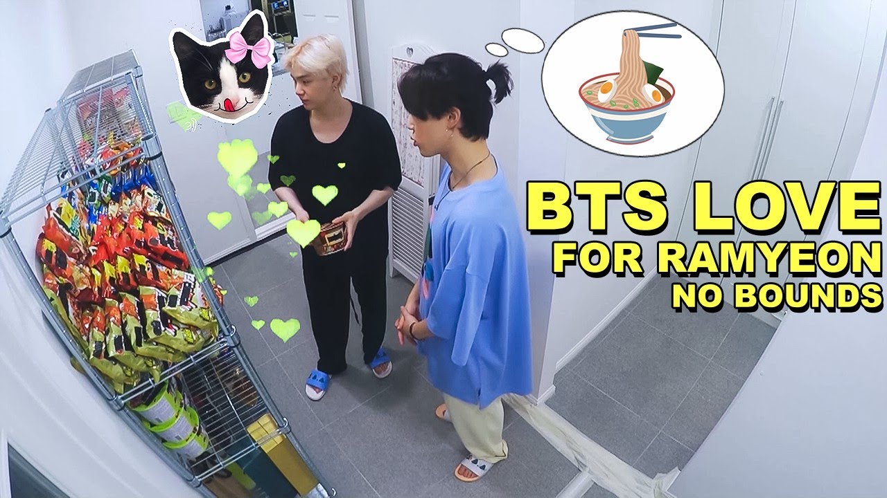 BTS Love For Ramyeon No Bounds