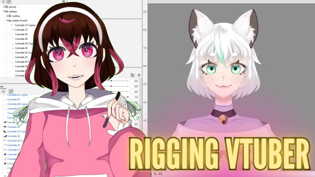 RIGGANDO MODEL VTUBER!! P2