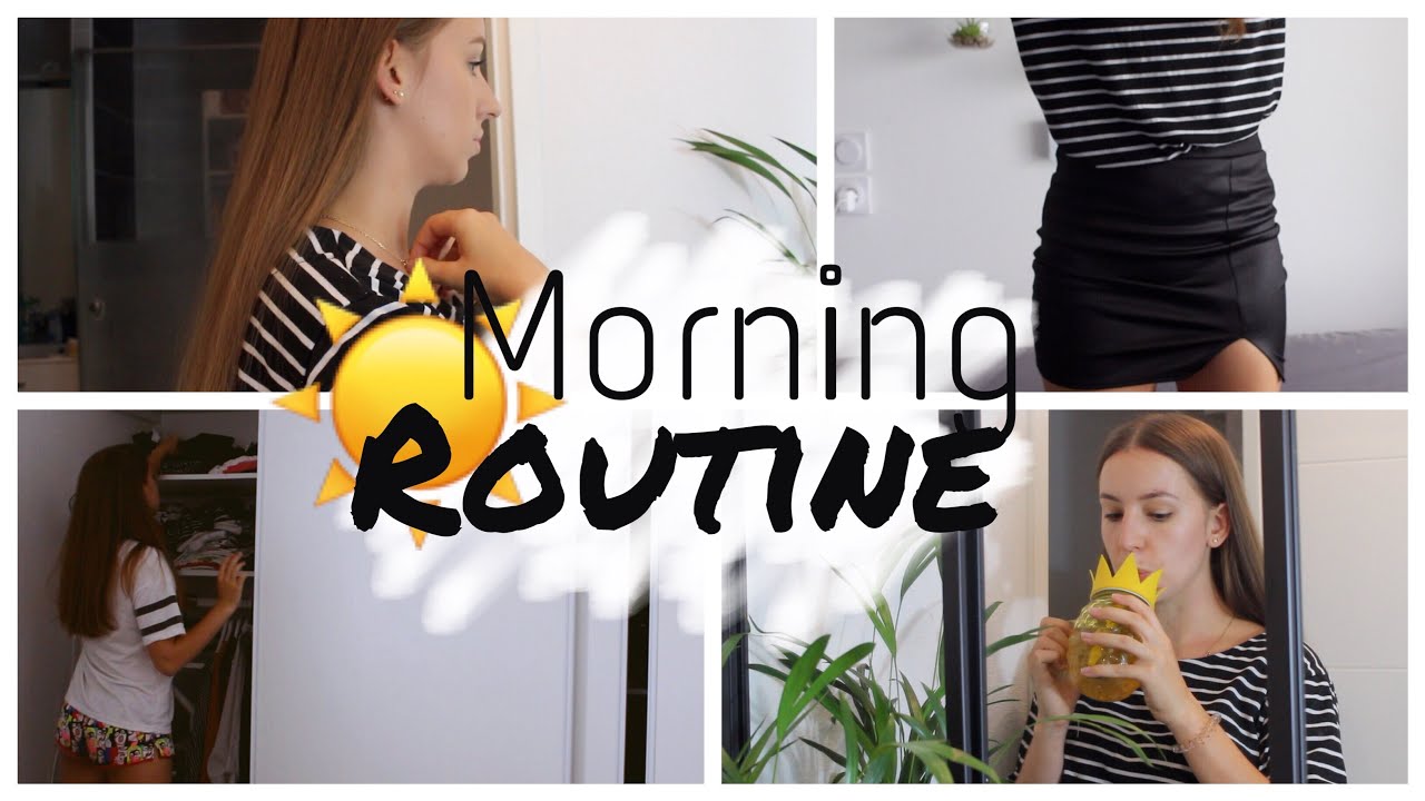 Morning routine : jour de rentrée  | #BackToSchool