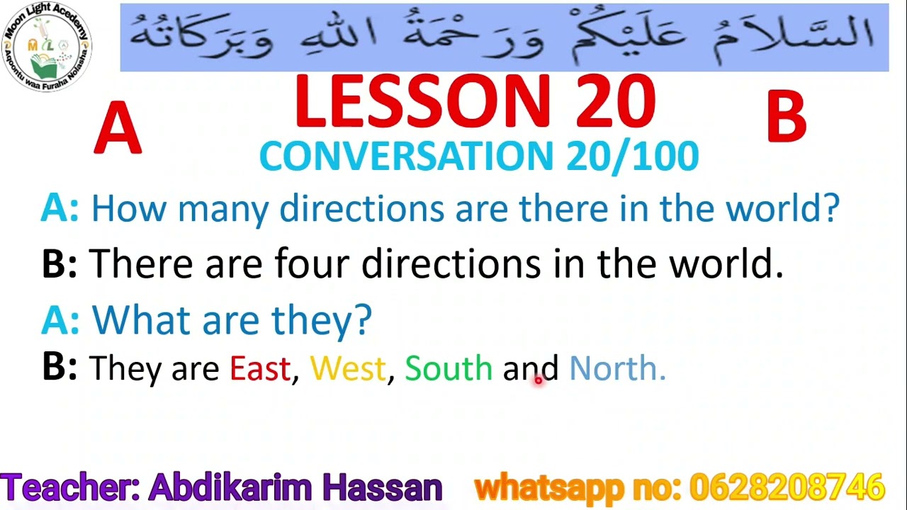barashada luuqada englishaka conversation 20 (wadasheekeysigii 20aad)@mwalimukiswahili subs