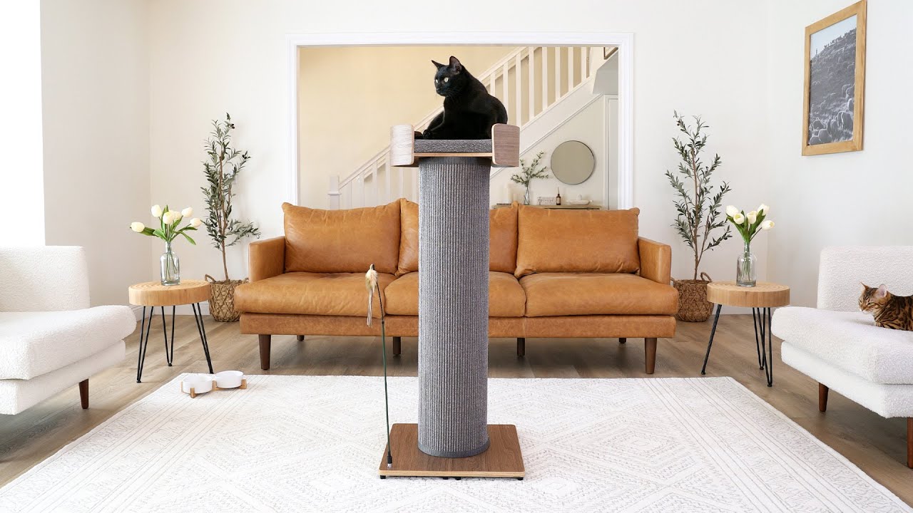 Meet the Giant Cat Scratching Tower by One Fast Cat