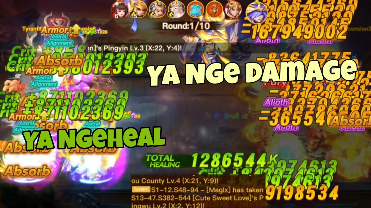 Macam MC Isekai aja Ini Hero (Healer Skill Can Killing Enemy 🤣) #dynastyheroes 