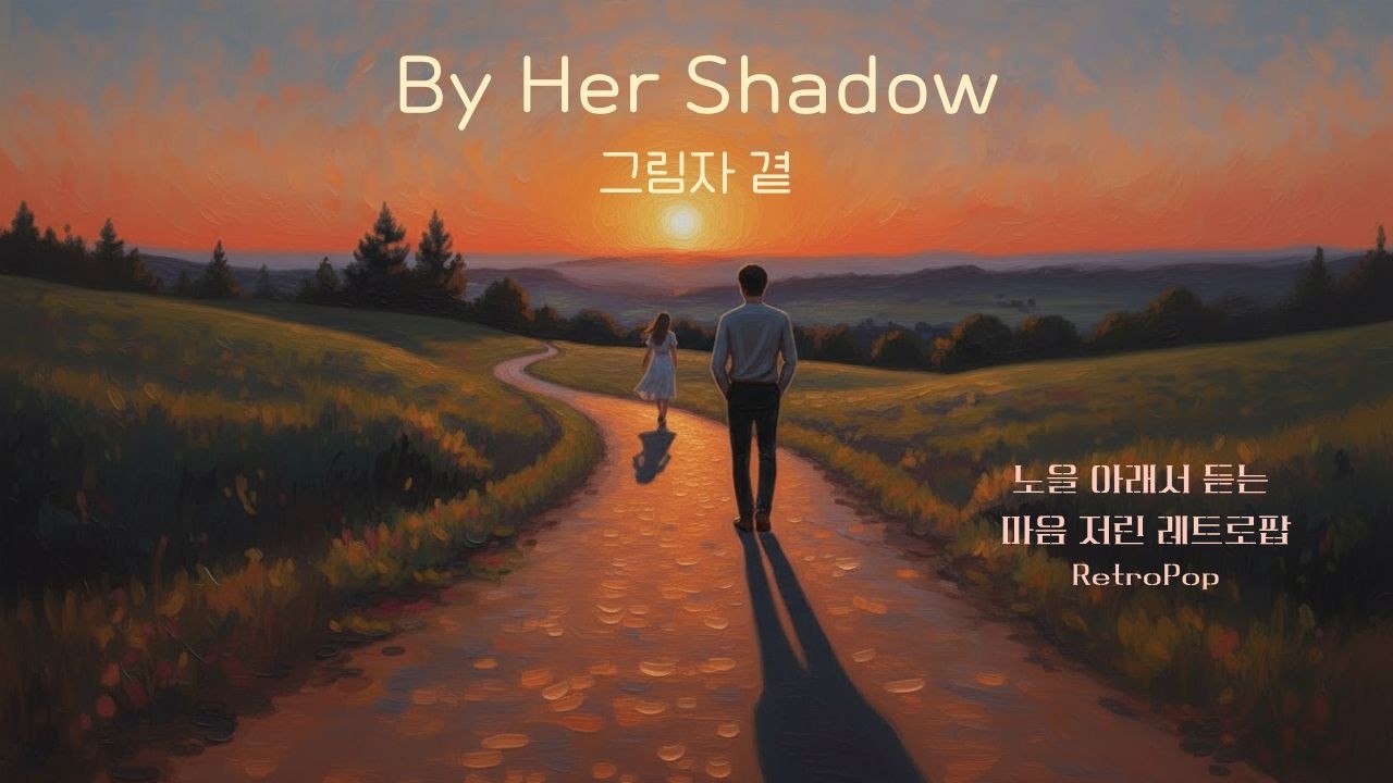 90년대 짝사랑 감성 그대로 살린 레트로팝🌃 | 그림자 곁(By Her Shadow)| Retro Pop / City Pop Lyric Video
