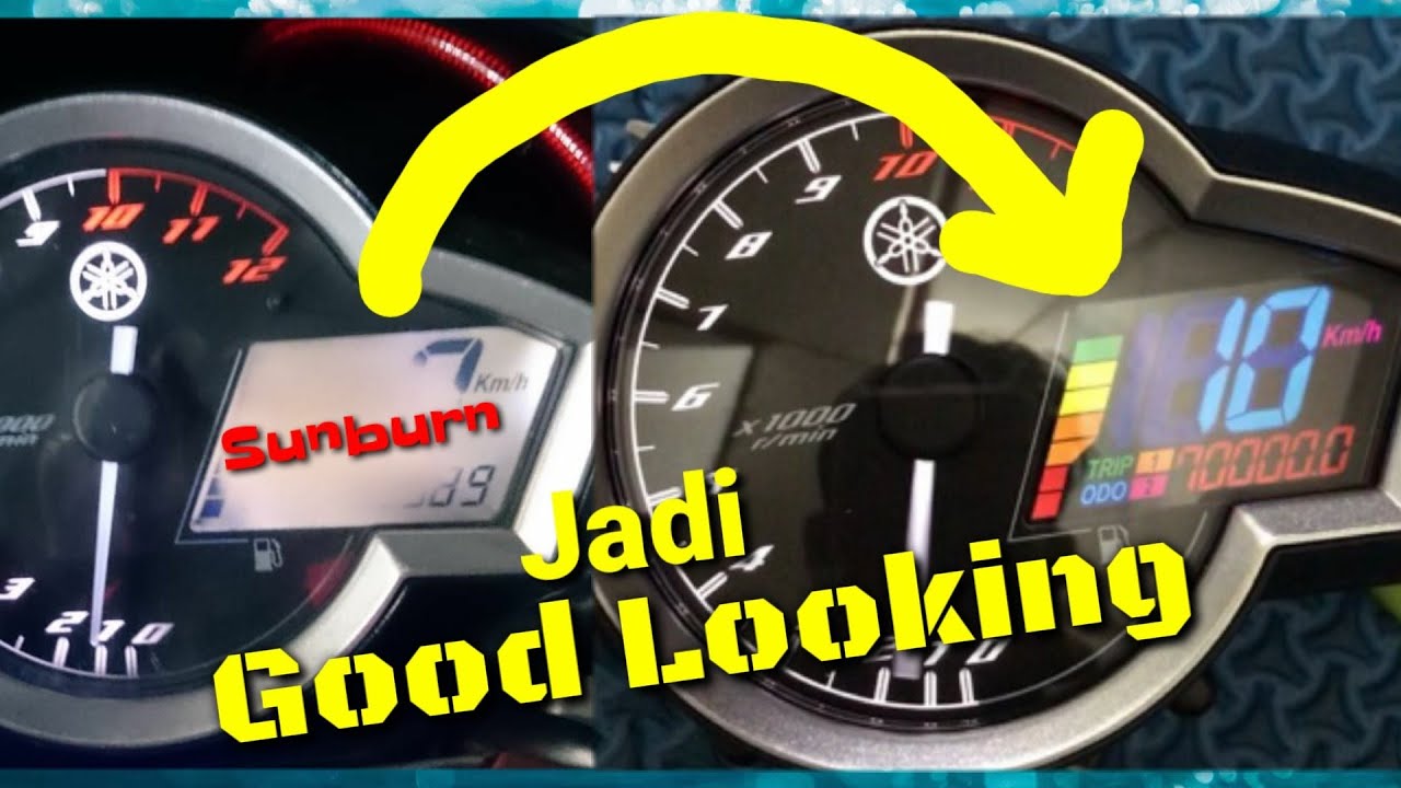 CUSTOM SPEEDO VIXION JADI BERWARNA
