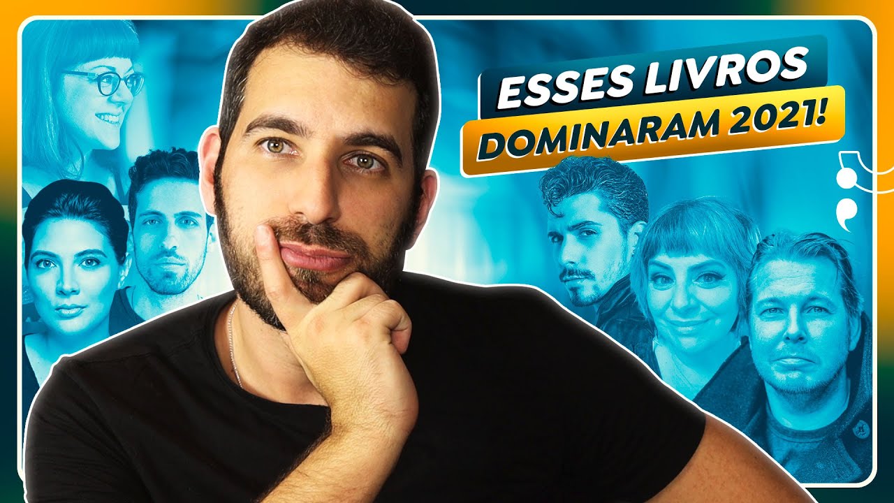 OS 20 LIVROS QUE BOMBARAM EM 2021 | Os mais vendidos pelos meus links!