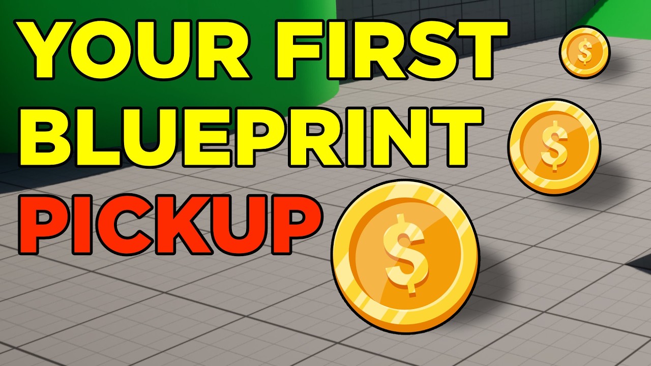 Learn to Code your First Blueprint Item Pickup  - Make your First Game in Unreal Engine #5