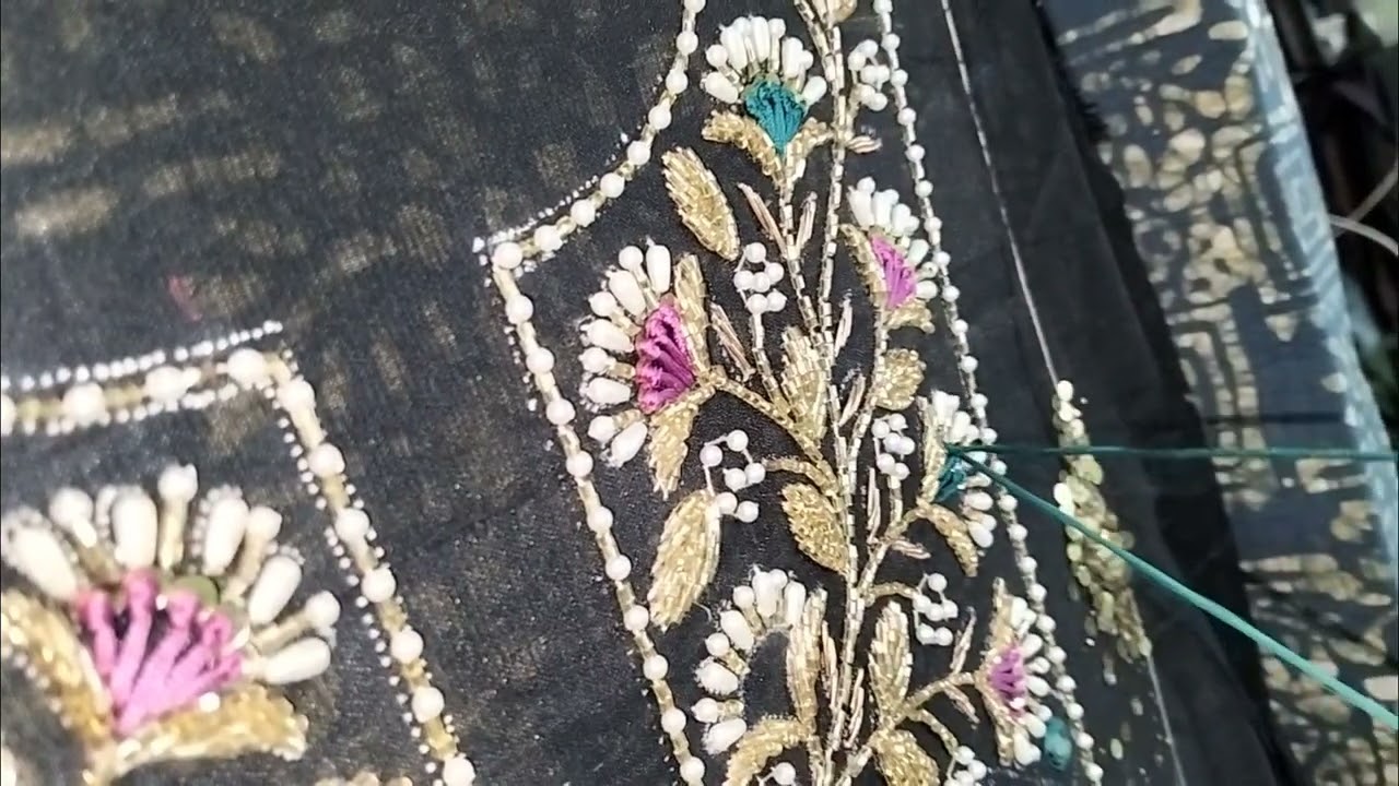 Part 410/ hater embroidery kaz #fashion #vairalvideo #embroidary 