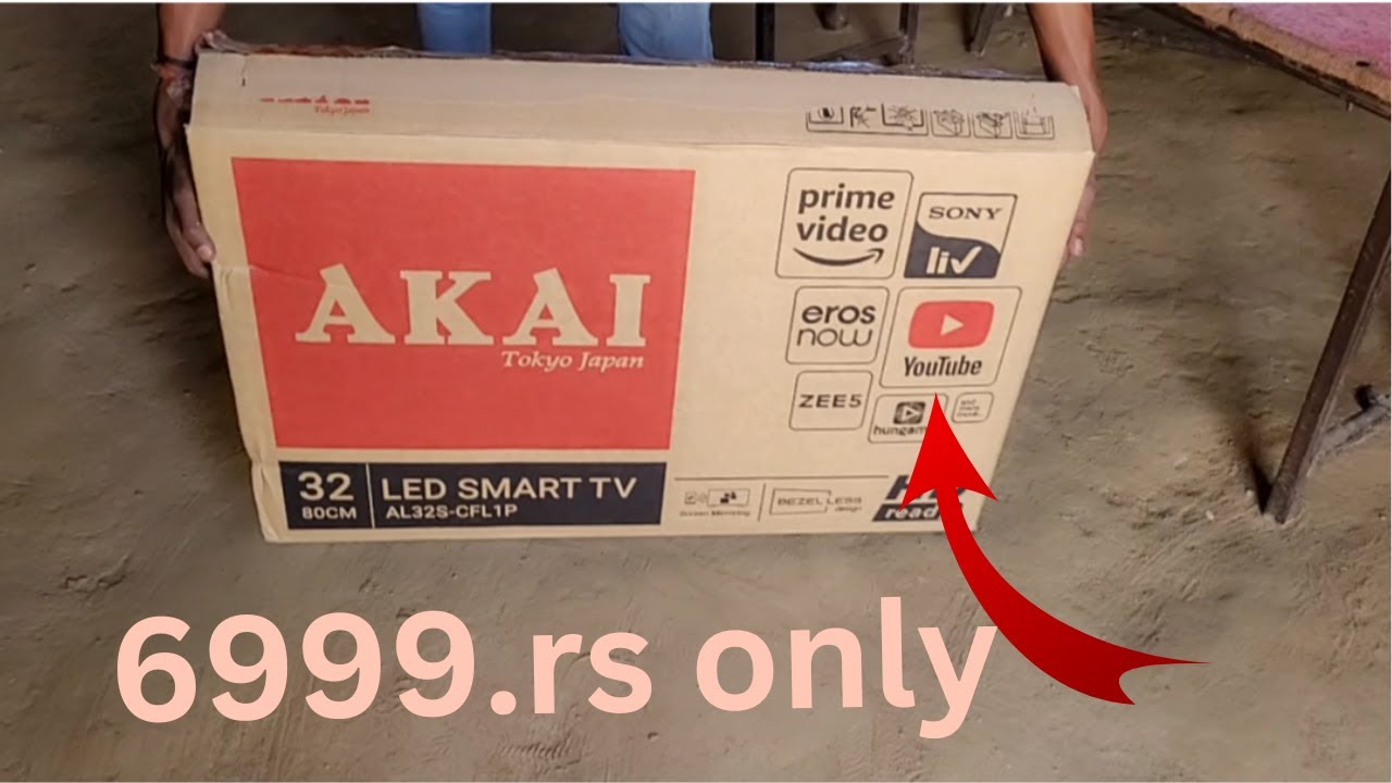 AKAI Smart LED TV Unboxing and Review | TV Unboxing | smart LED TV #tv  #smarttv #akai #topunboxing