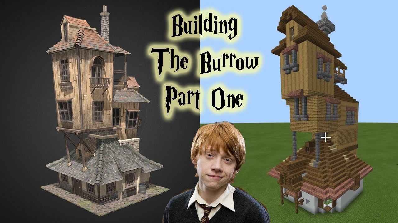 Minecraft Harry Potter Build - The Burrow (Weasley House)