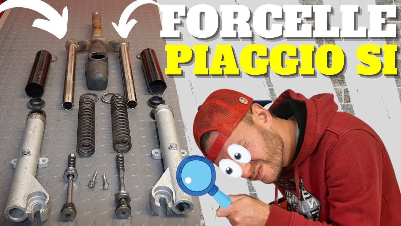 Smontaggio e Scomposizione Forcelle PIAGGIO Si #TUTORIAL