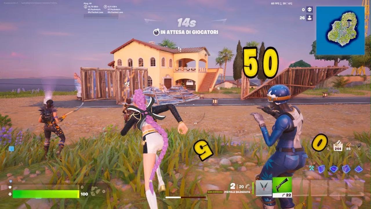 Faccio una partita su Fortnite in rientro in ranked dove praticamente scappo quasi sempre!
