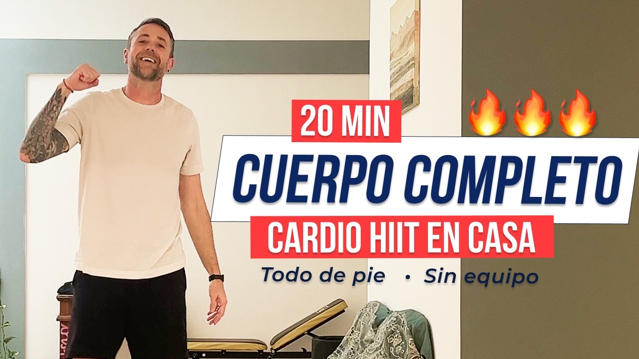 20 MIN CARDIO HIIT 🔥 | QUEMA GRASA | Sin Equipo | VAMOS con Brian