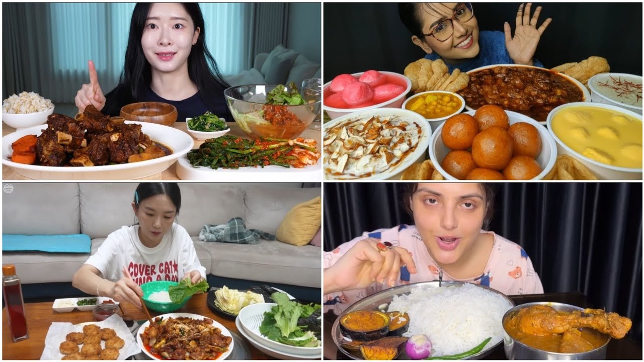 8x asmr muckbang hamzy foodie darling fume world of foodie tina