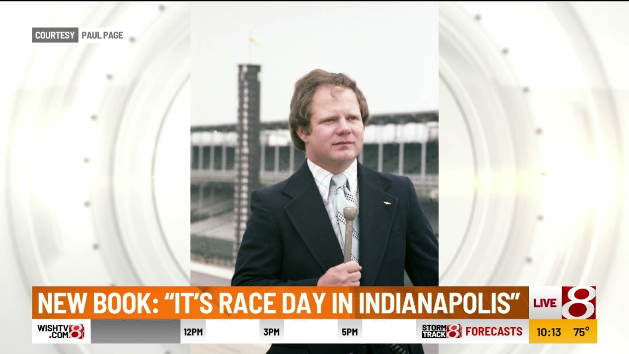Famed IMS broadcast announcer Paul Page shares new book