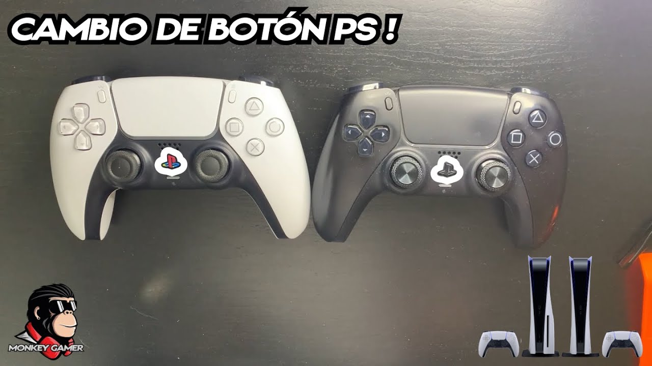Cambio de botón PS en mando de PlayStation 5