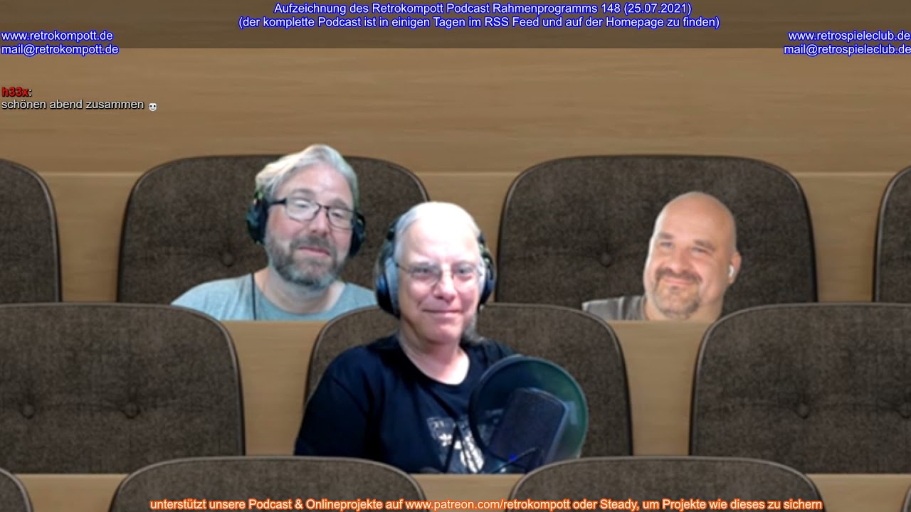 Rahmenprogramm Retrokompott Podcast 148 25.07.2021